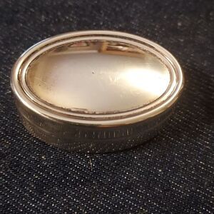 Orli Silver Plate Trinket Box Made in Italy